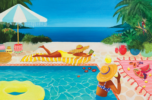 "The Perfect Pool Day" Fine Art Print